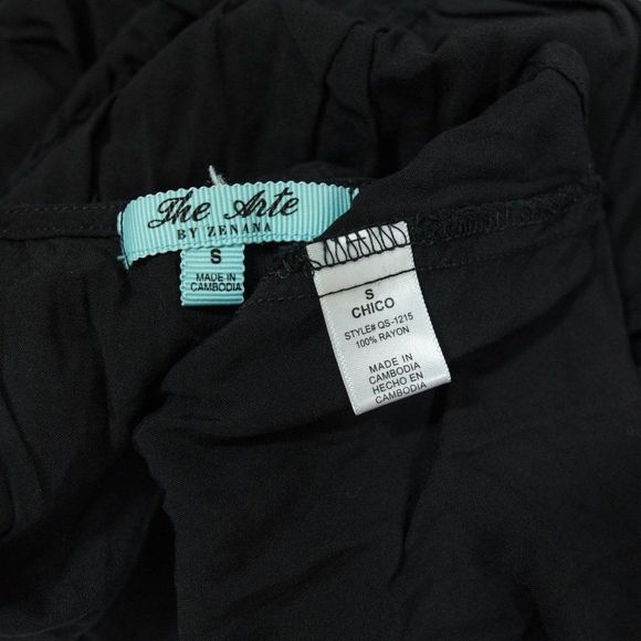 Zenana black casual high low dress - Picture 7 of 7